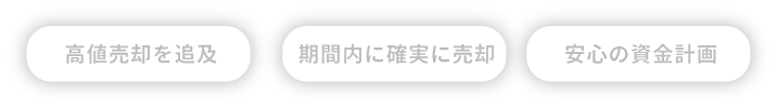 高値売却を追求・期間内に確実に売却・安心の資産計画