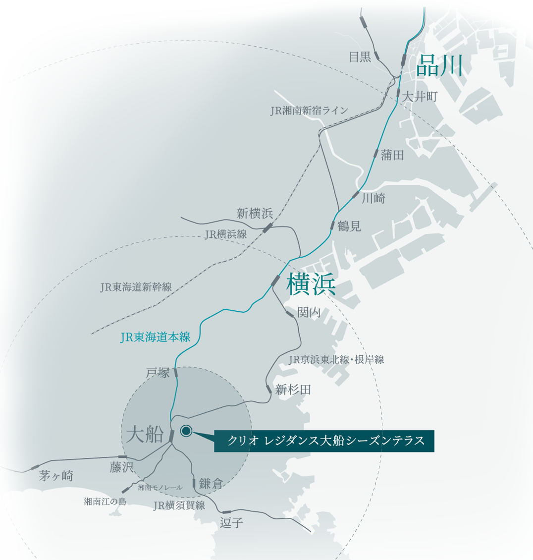 路線エリア概念図