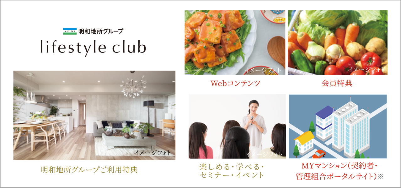 明和地所グループとお取引いただいたお客様のための会員組織です。