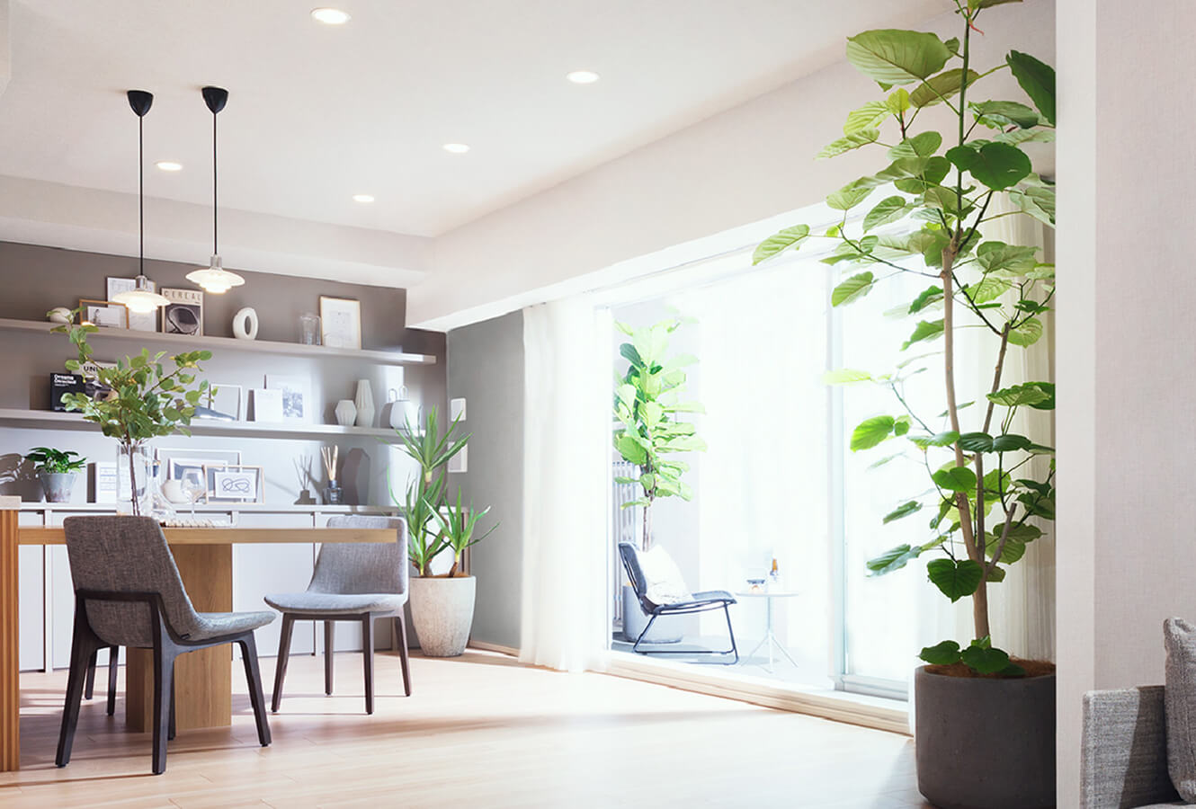 LEDダウンライトでスタイリッシュな空間に