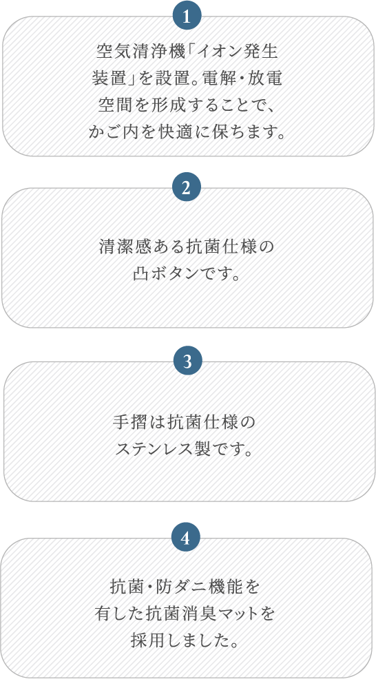 ※抗ウイルス仕様ではありません。