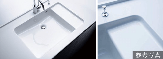 隅もフチもさっと拭きやすい一体型