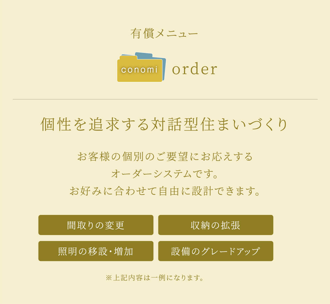 有償メニュー