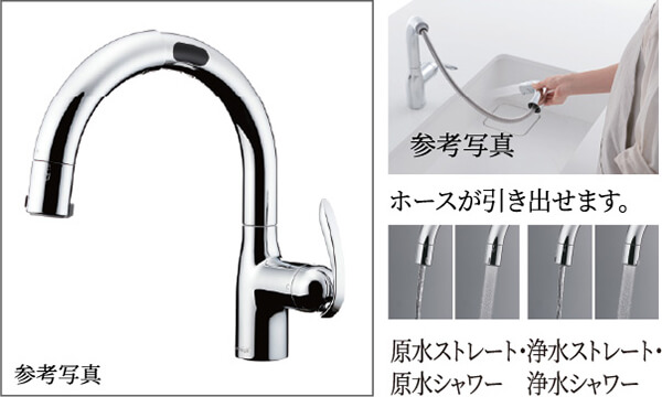 タッチレス蛇口一体型浄水器