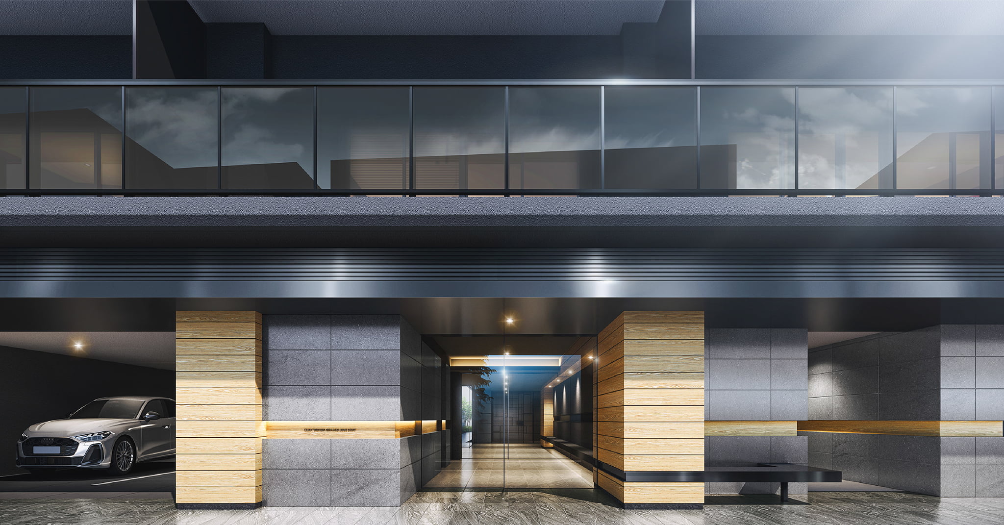 エントランスアプローチ完成予想図