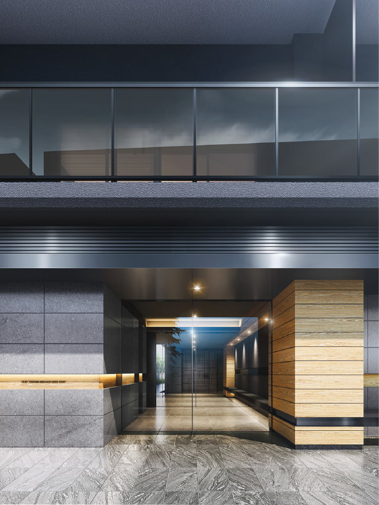 エントランスアプローチ完成予想図