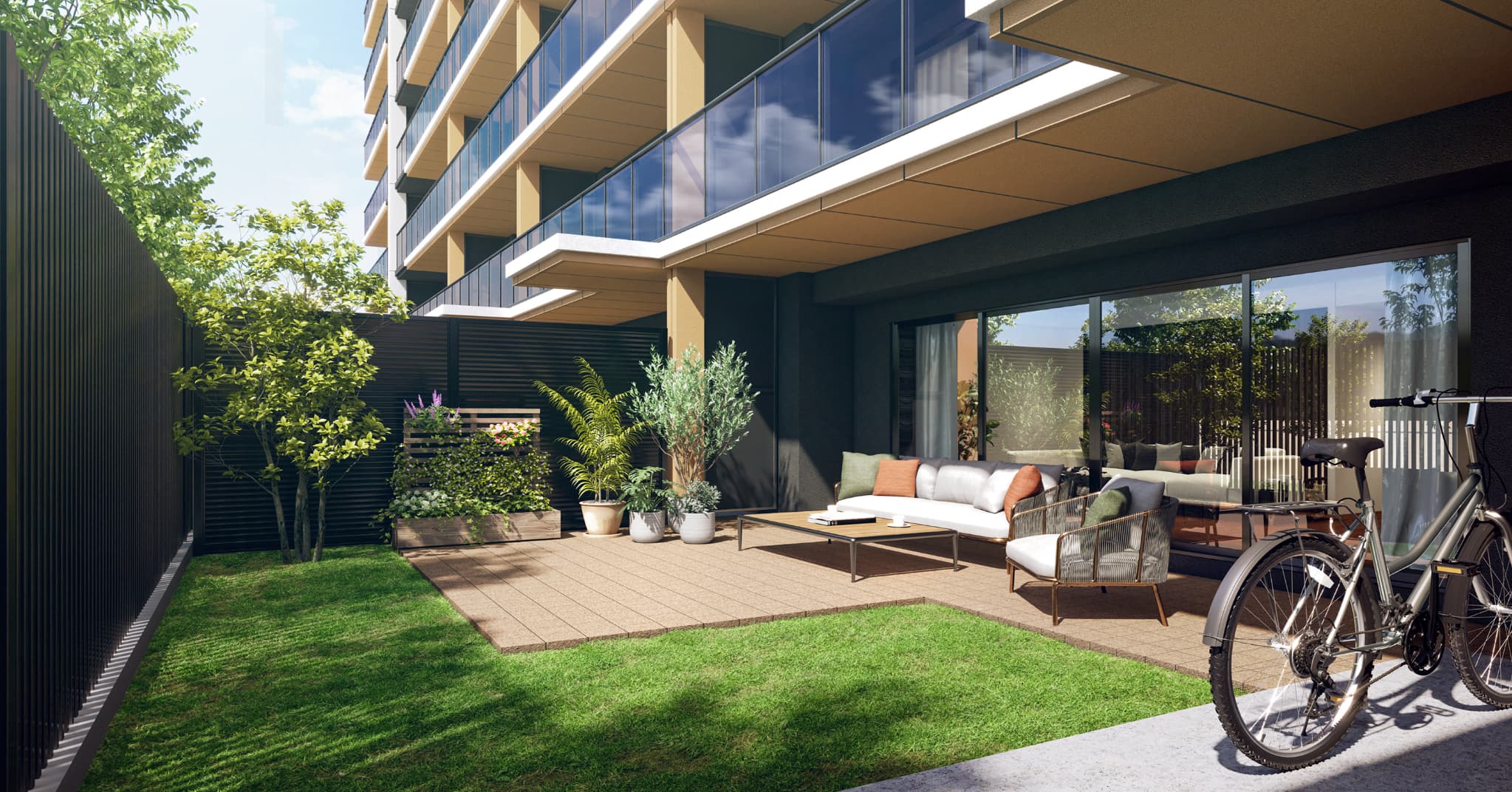 専用庭完成予想図(Eタイプ)