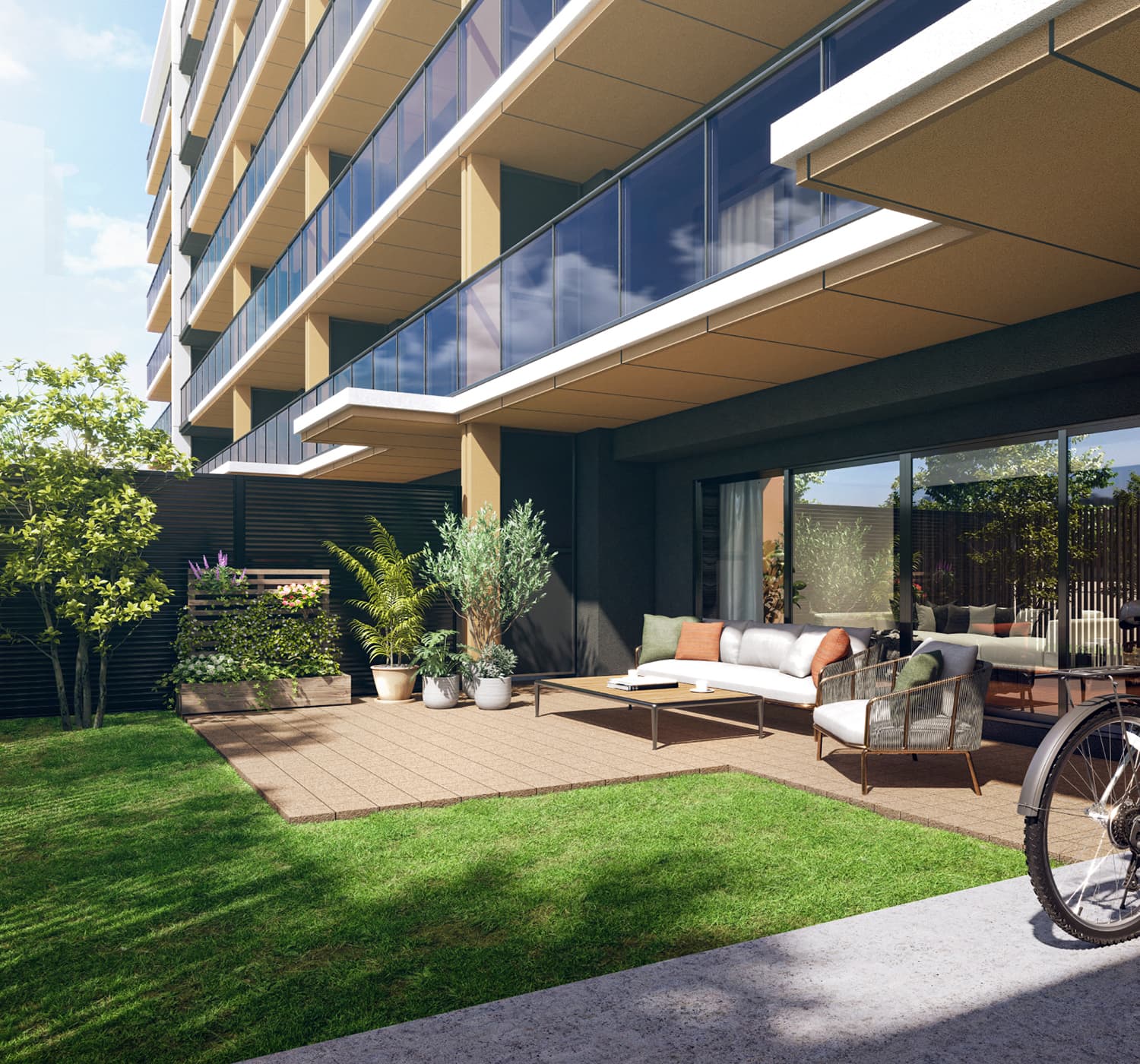 専用庭完成予想図(Eタイプ)