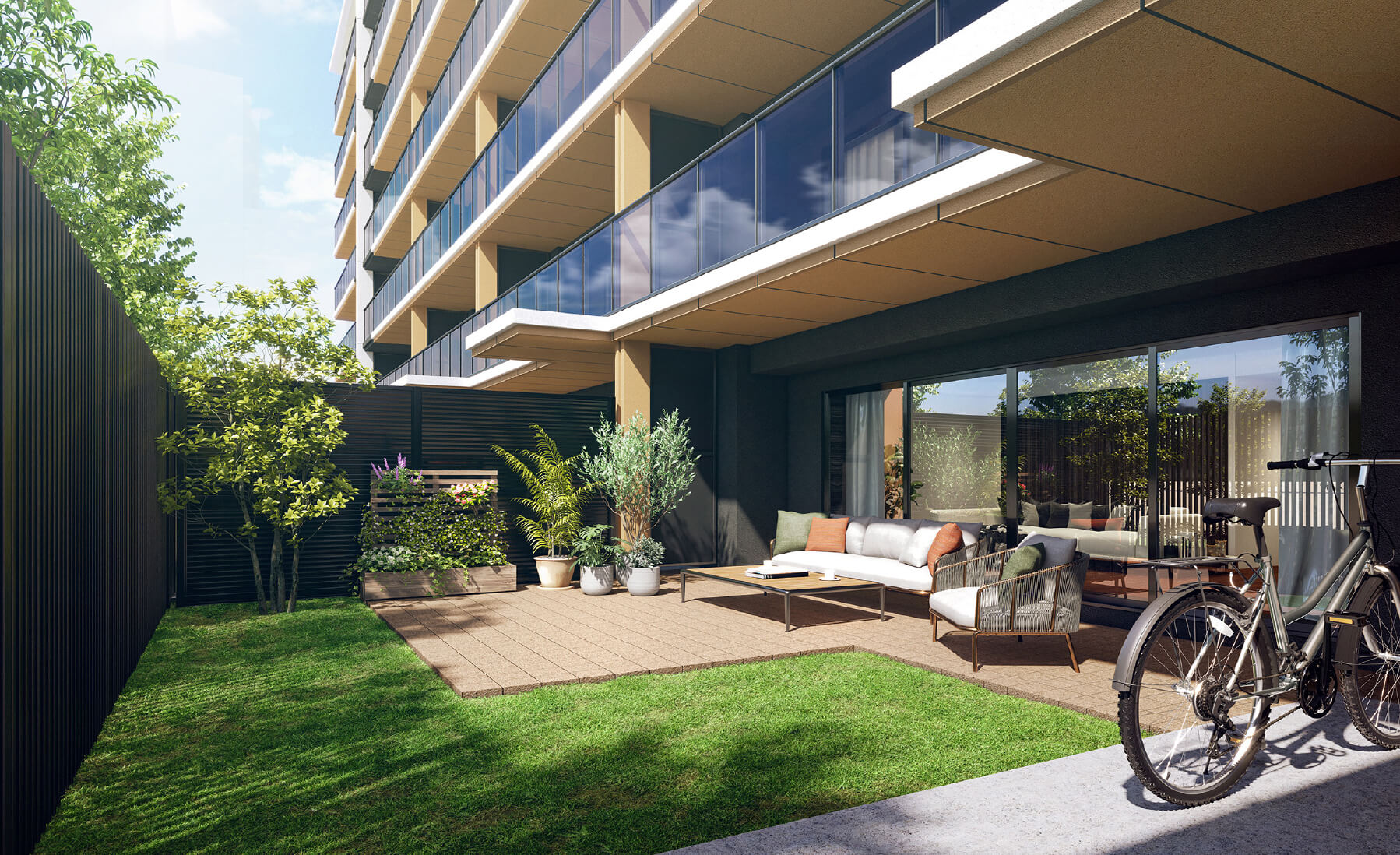 専用庭完成予想図（Eタイプ）