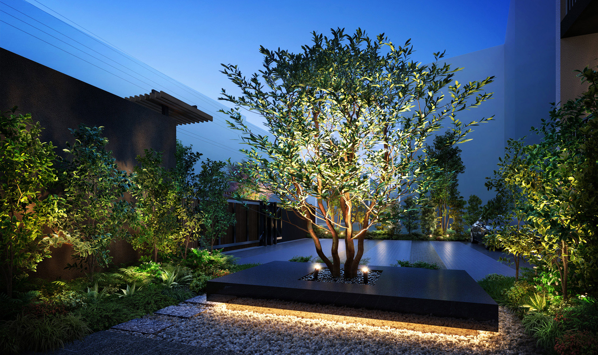 ガーデン完成予想図