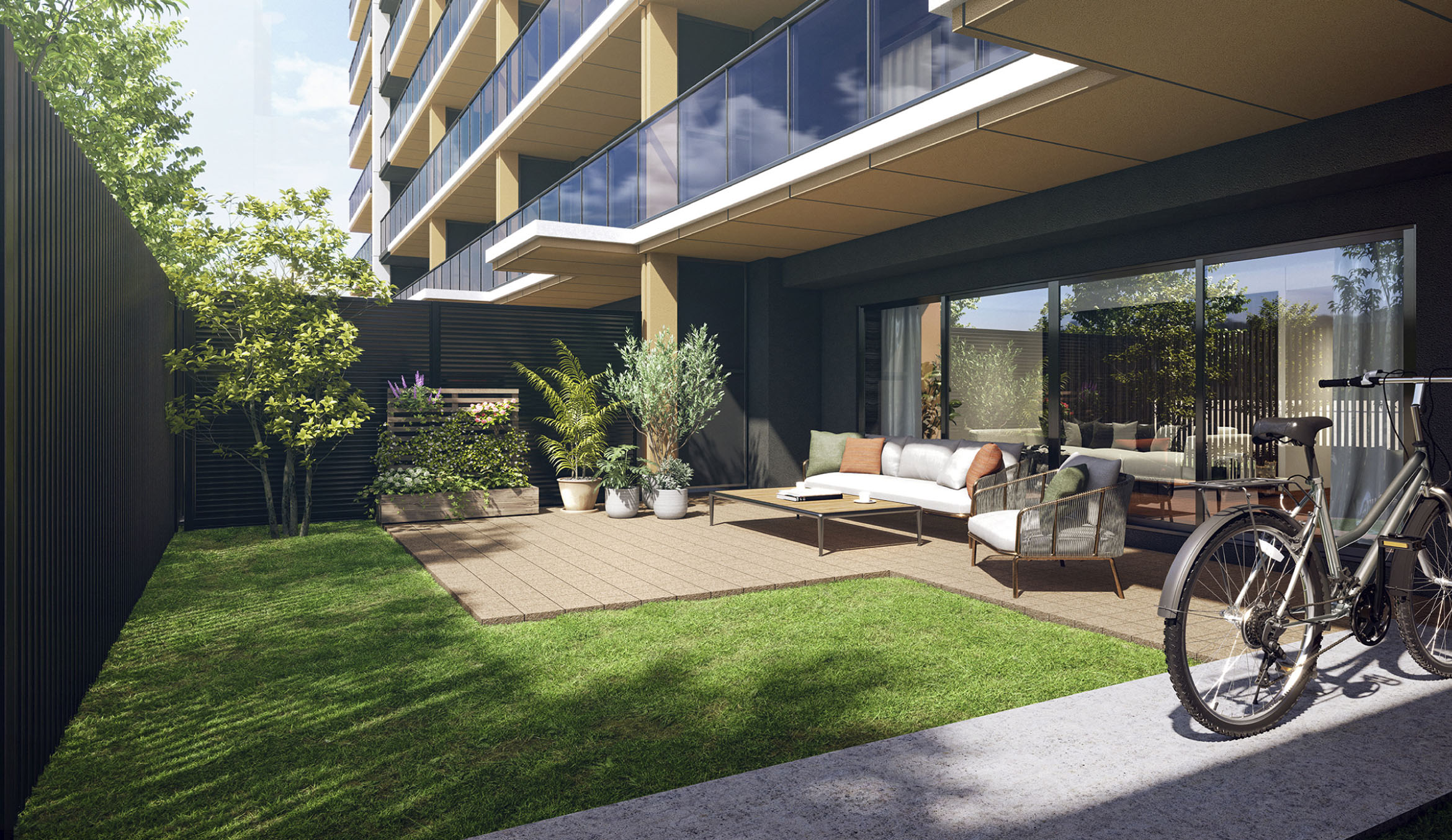 専用庭完成予想図（Eタイプ）