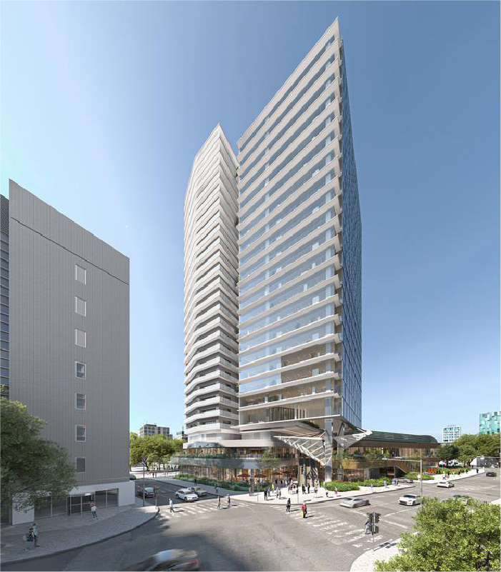 □大宮駅西口第3・A・D地区第一種市街地再開発事業 完成予想CG（提供：さいたま市）