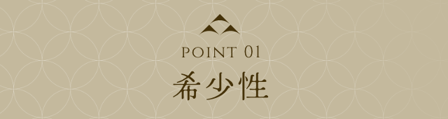 point 01 希少性