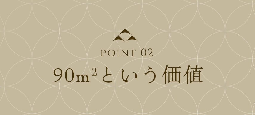 point 02 90㎡という価値