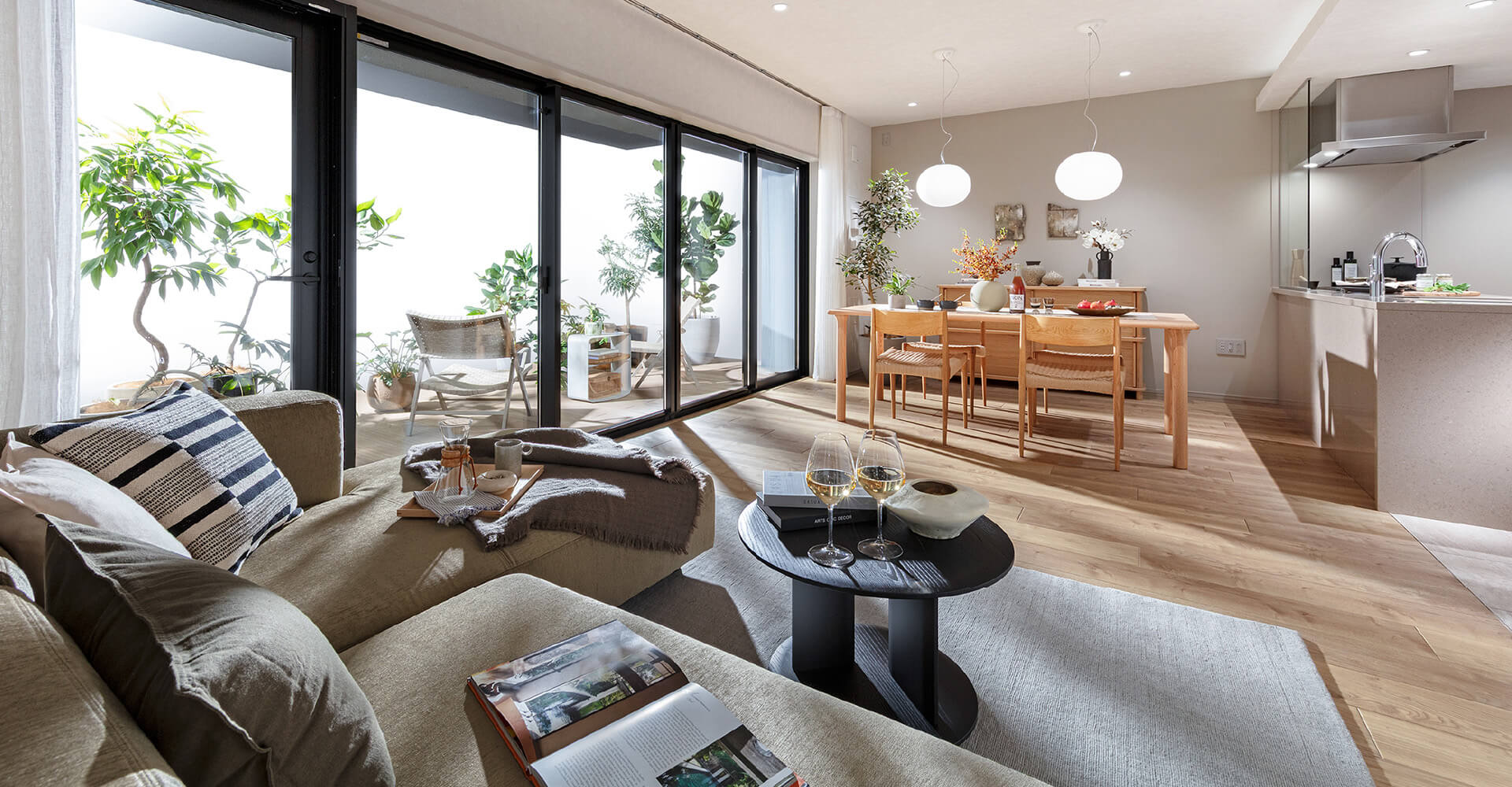 LIVING DINING KITCHEN