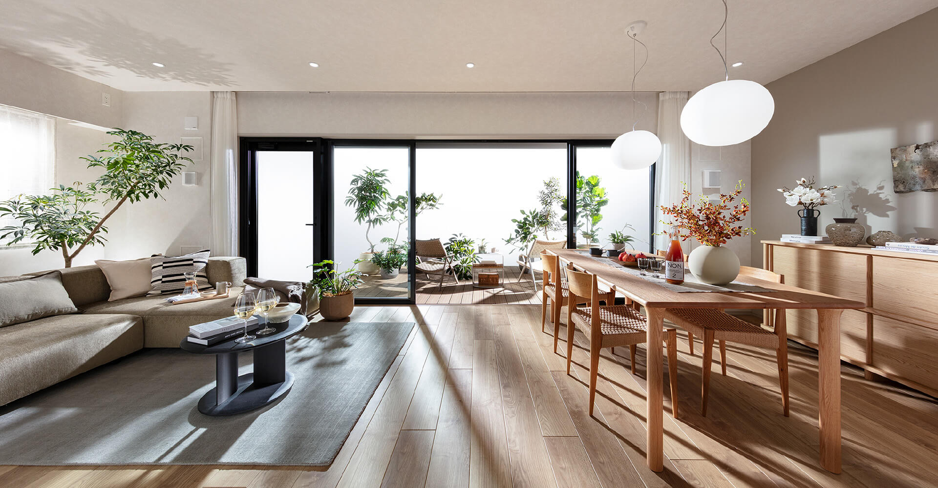 LIVING DINING KITCHEN