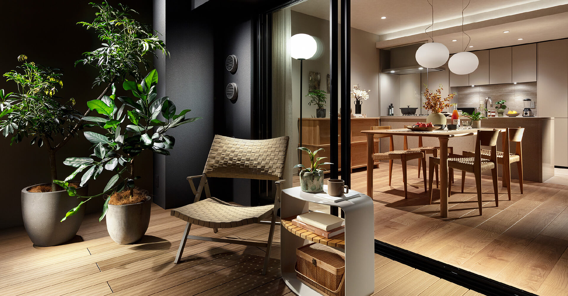 LIVING DINING KITCHEN