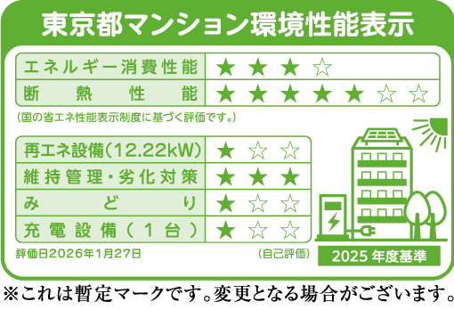東京都マンション環境性能表示