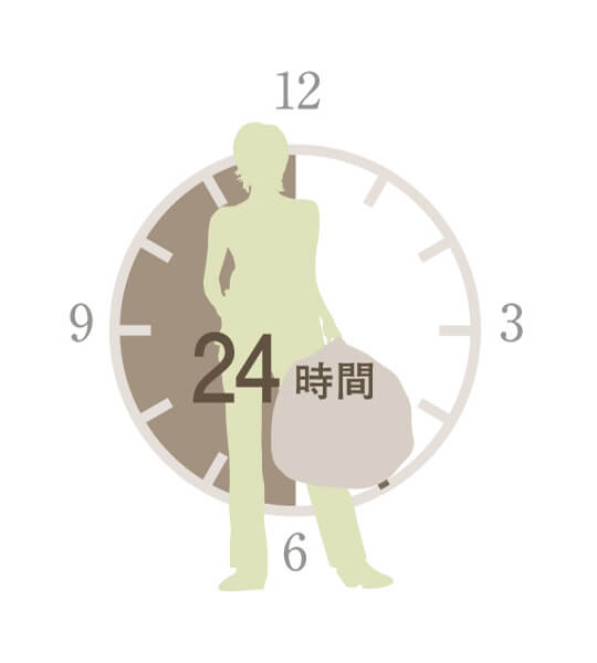 24時間ゴミ出しOK※
