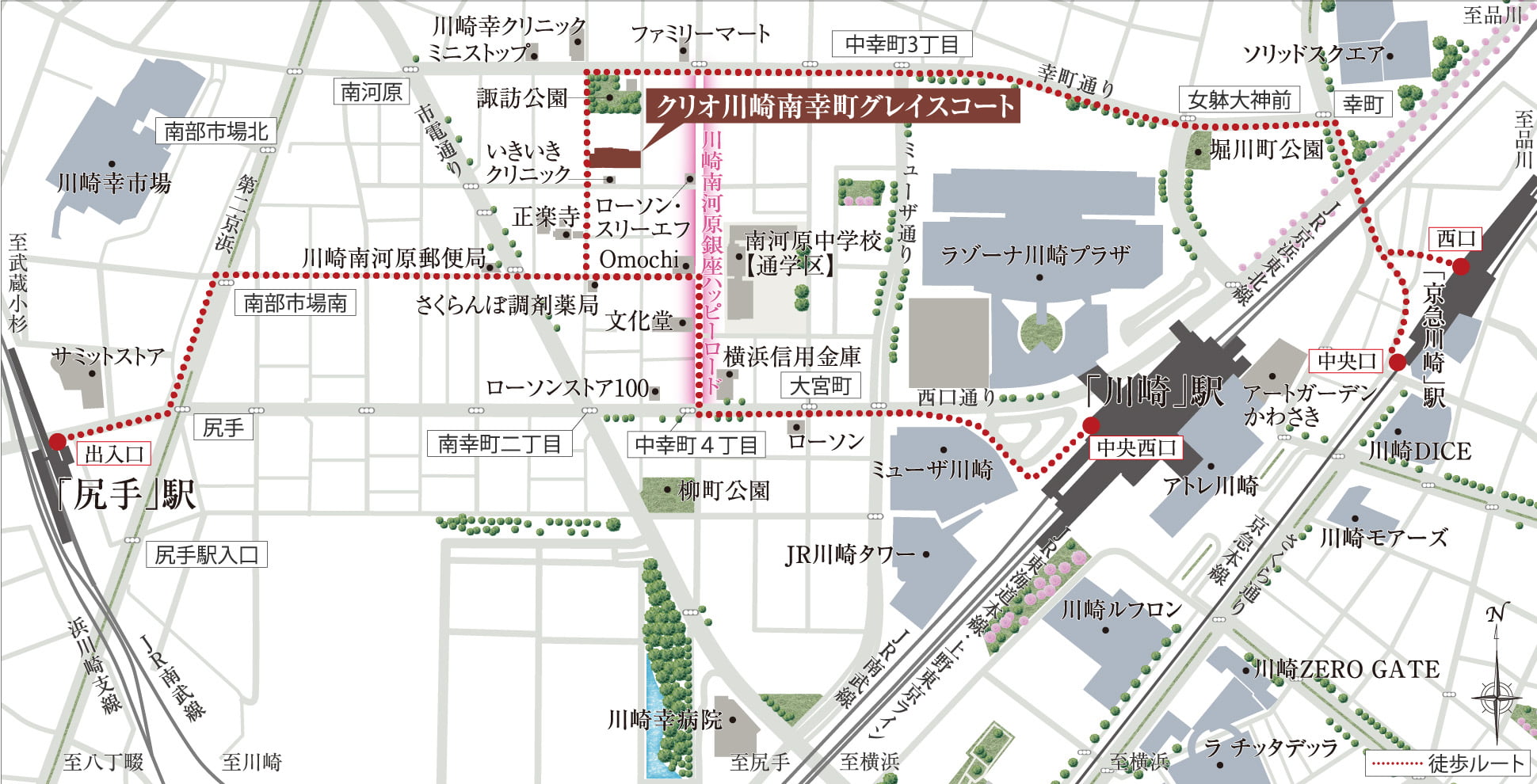 現地案内図