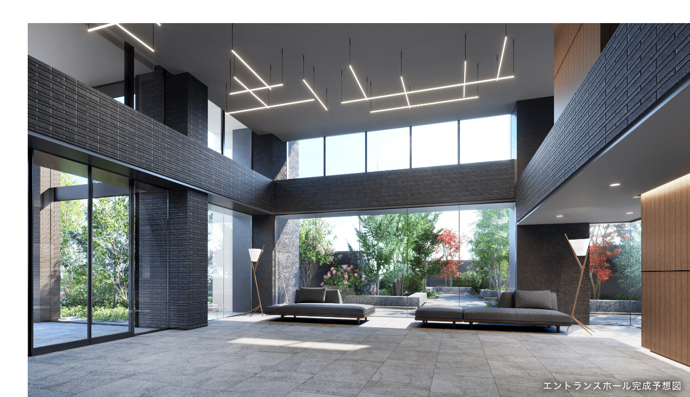 エントランスホール完成予想図
